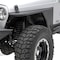 Smittybilt 9706 WRANGLER TJ/LJ 2DR XRC ARMOR FRONT TUBE FENDERS; BLACK TEXTURED 76872 - alternate 5